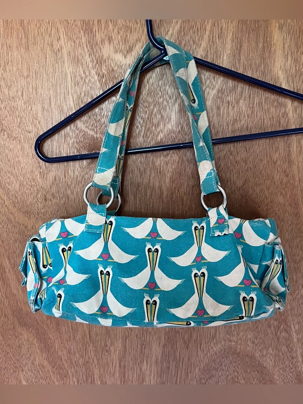 Bungalow360 Satchel Purse in Pelican Print